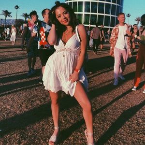 White Bohemian Dress